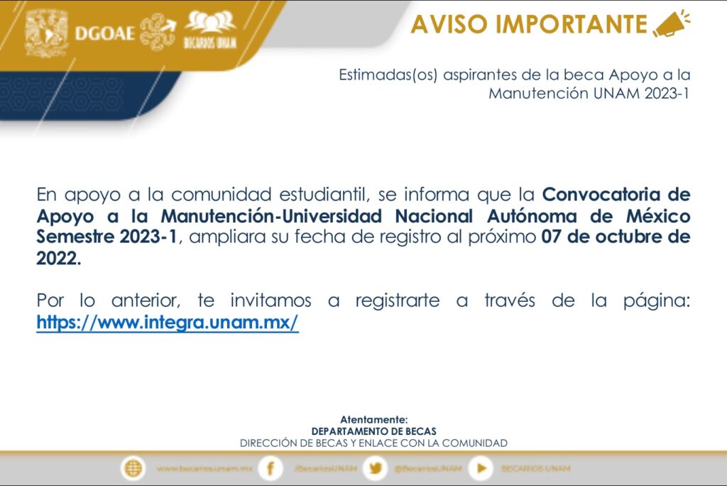 Becas UNAM 2022: Requisitos e información actualizada